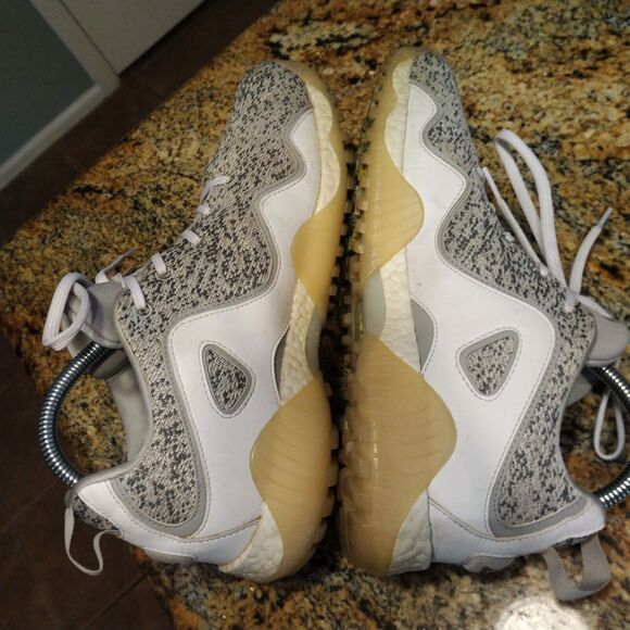 Adidas CodeChaos 21 PrimeBlue Men's Golf Shoes FW5613 White Gray Size 10 - Picture 6 of 12